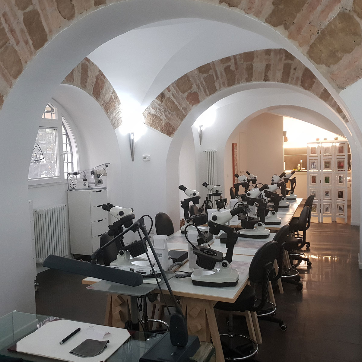 Aula corsi del Gemmological Training Centre